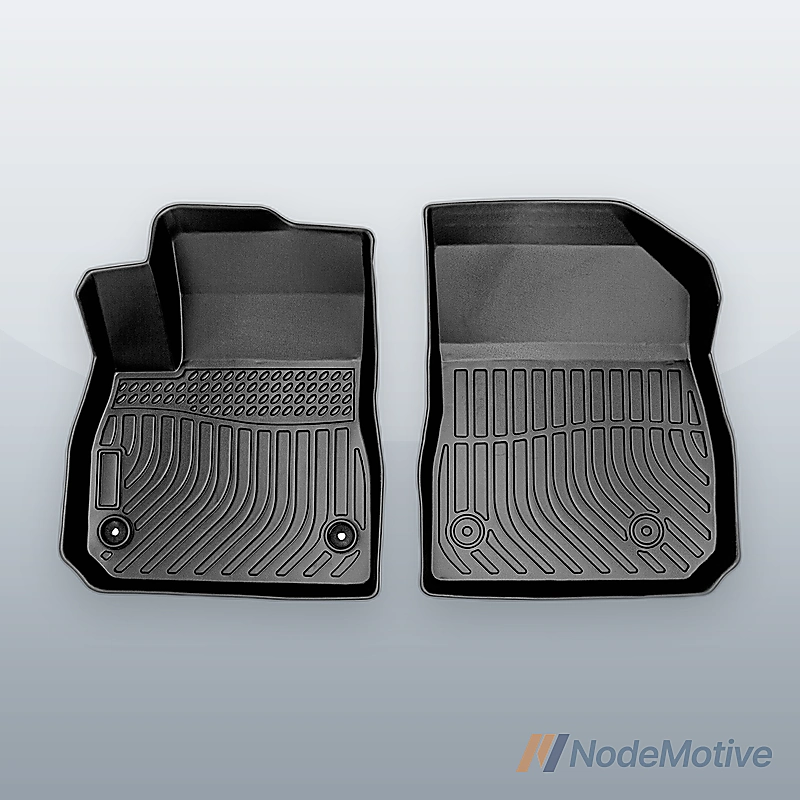 Car Floor Mats for 16-23 Chevrolet Malibu，All-Weather TPE Rubber