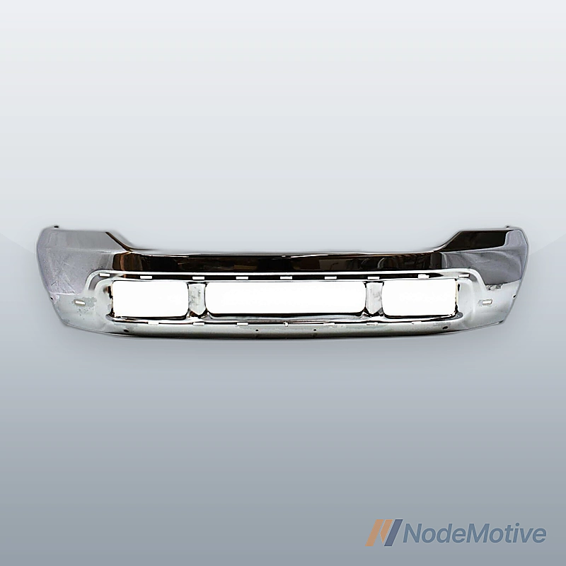Front Bumper Shell Fascia For 1999-2004 F250 Super Duty and F350 Steel Chrome
