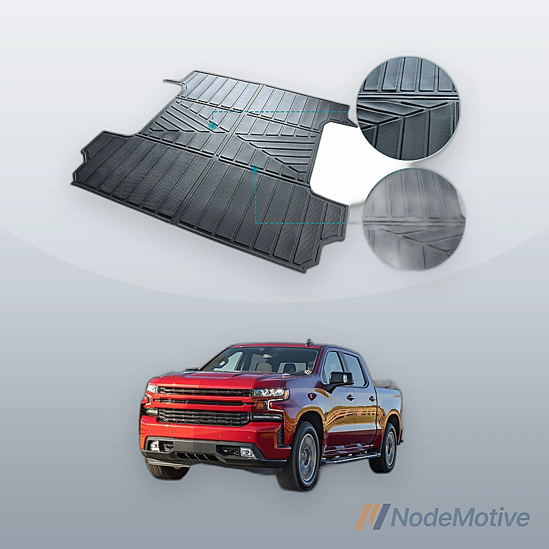 Truck Bed Mat for 2019-2024 Chevrolet Silverado/GMC Sierra 1500 5.8ft Short Bed