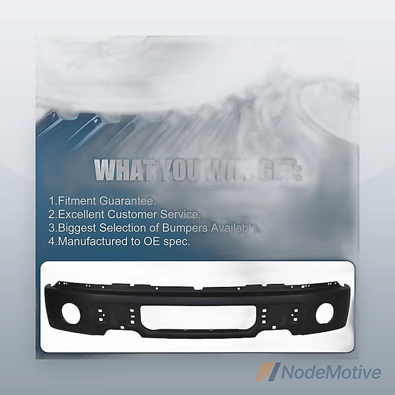 Primered - Steel Bumper Face Bar for 2009-2014 Ford F150 Pickup w/ Fog