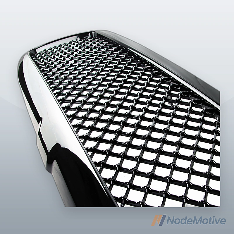Car Front Grill for 94-02 Dodge Ram 1500 2500 3500,Gloss Black Grille