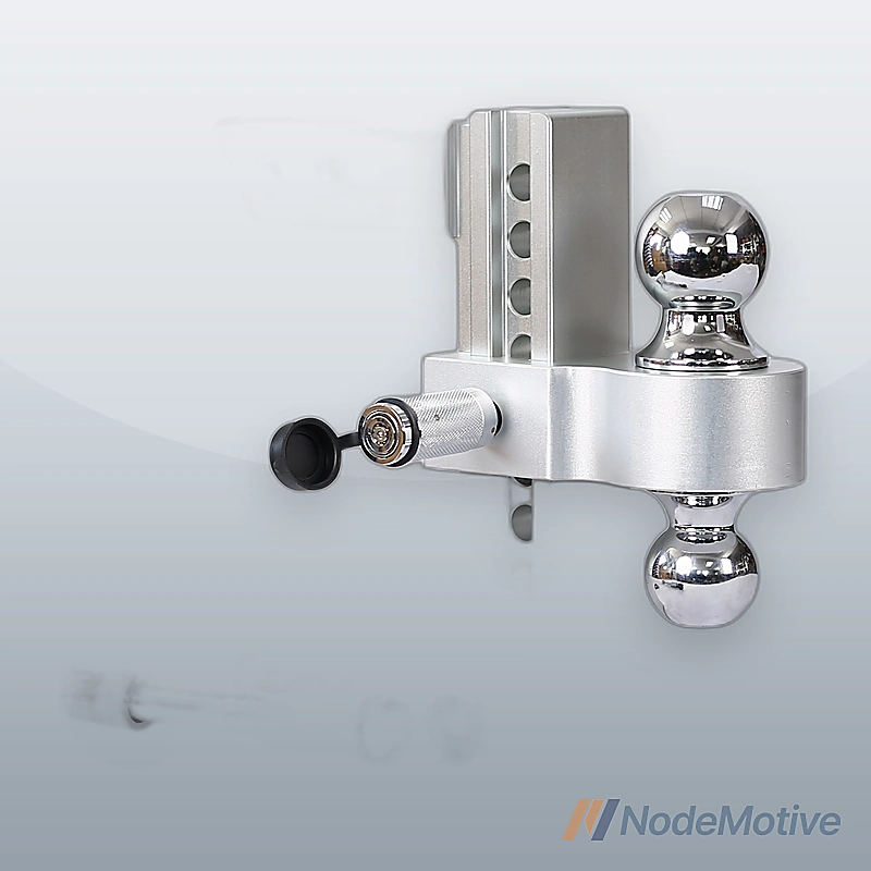 Alu Adjustable Trailer Drop Hitch,2inch receiver,8 inch adjustable