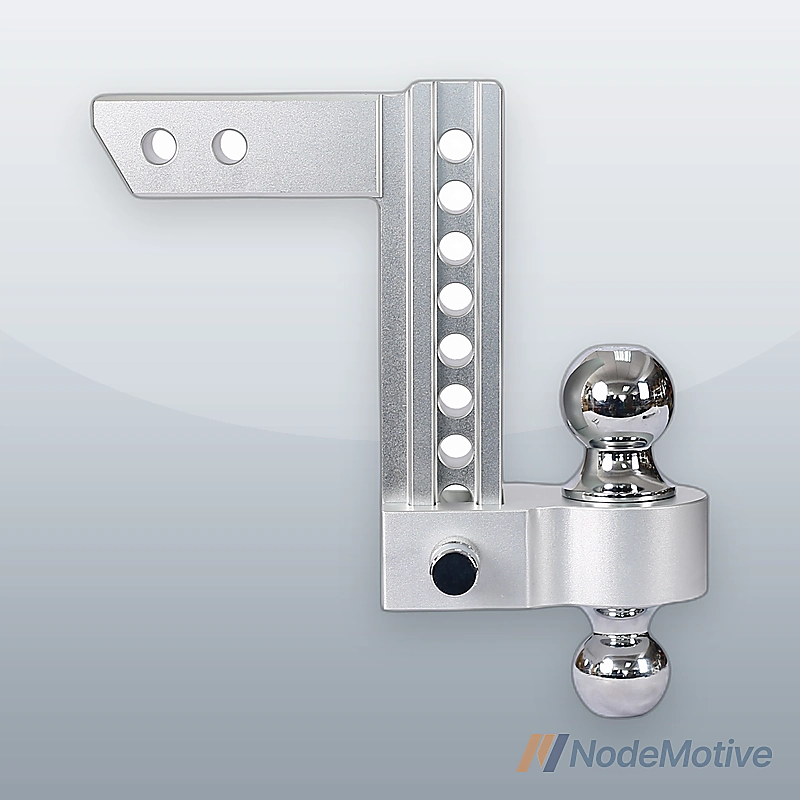Alu Adjustable Trailer Drop Hitch,2inch receiver,8 inch adjustable