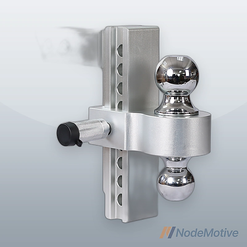 Alu Adjustable Trailer Drop Hitch,2inch receiver,8 inch adjustable