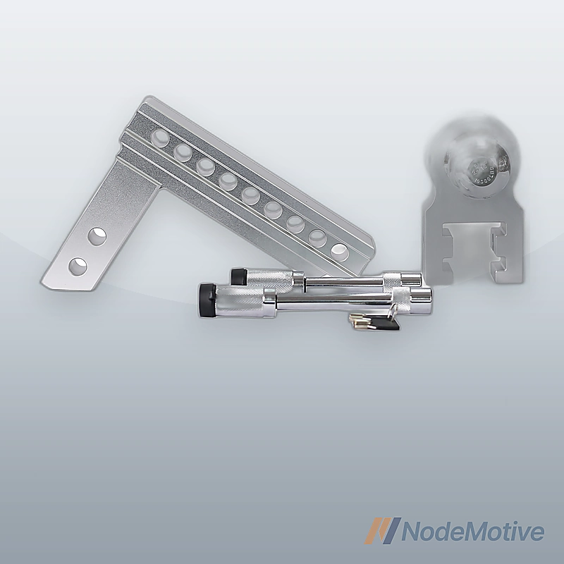 Alu Adjustable Trailer Drop Hitch,2inch receiver,8 inch adjustable