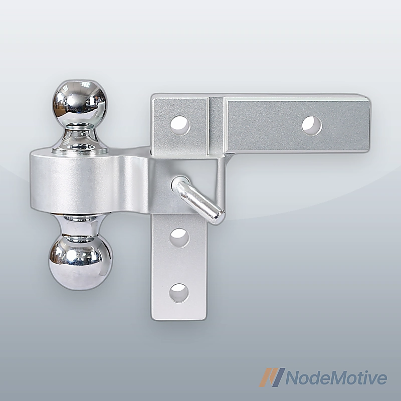 Alu Adjustable Trailer Drop Hitch,2inch receiver,6 inch adjustable