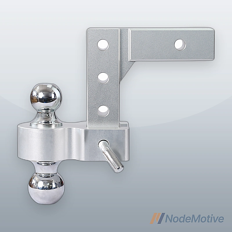 Alu Adjustable Trailer Drop Hitch,2inch receiver,6 inch adjustable