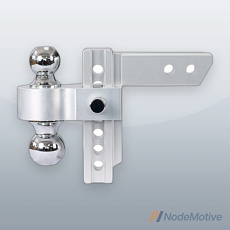 Alu Adjustable Trailer Drop Hitch,2inch receiver,6 inch adjustable