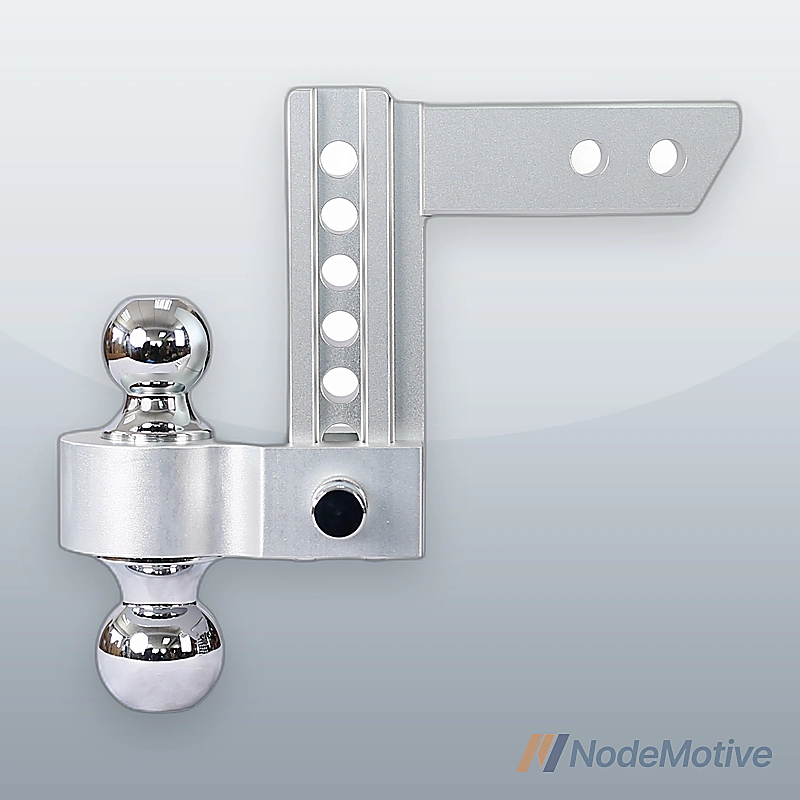 Alu Adjustable Trailer Drop Hitch,2inch receiver,6 inch adjustable