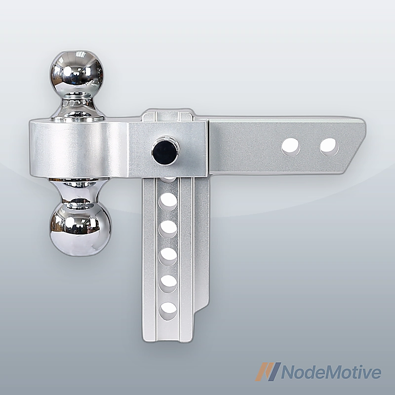 Alu Adjustable Trailer Drop Hitch,2inch receiver,6 inch adjustable