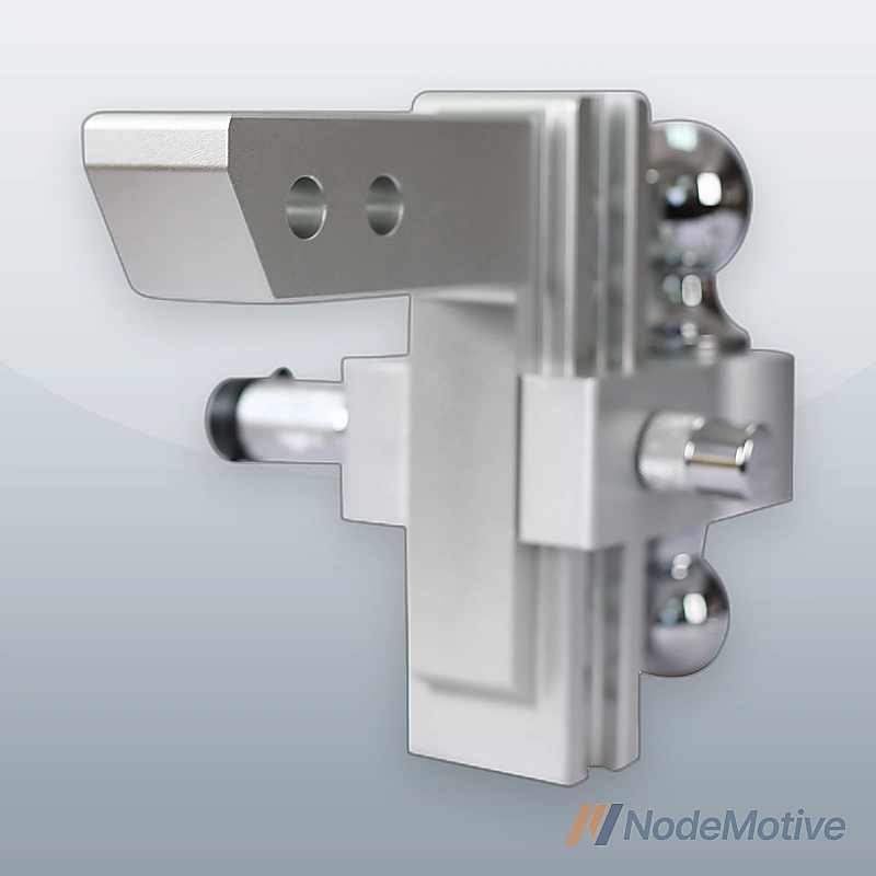 Alu Adjustable Trailer Drop Hitch,2inch receiver,6 inch adjustable