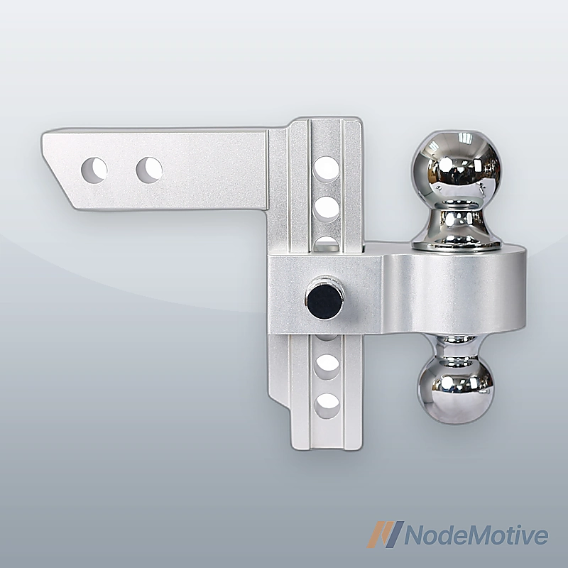 Alu Adjustable Trailer Drop Hitch,2inch receiver,6 inch adjustable