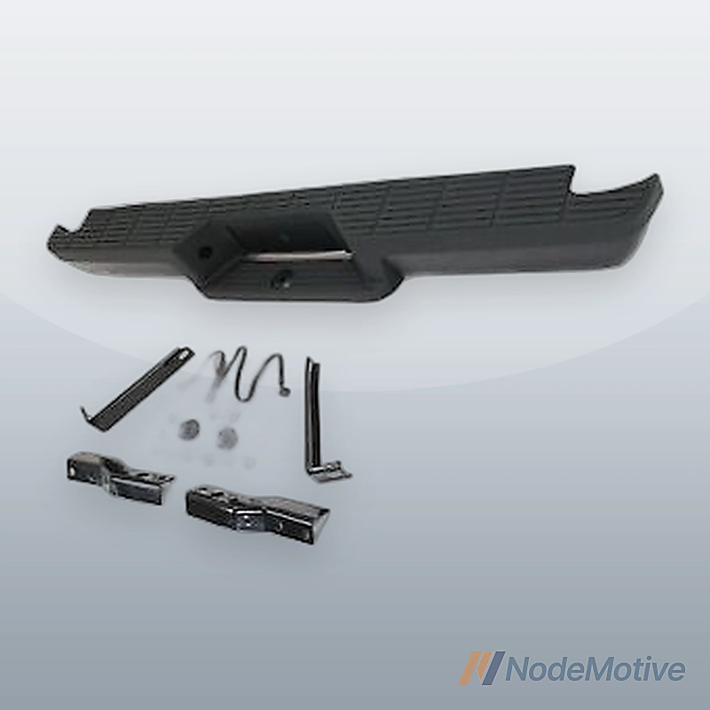 Step Bumper For 1993-2011 Ford Ranger Rear Powdercoat Black Fleetside/Styleside