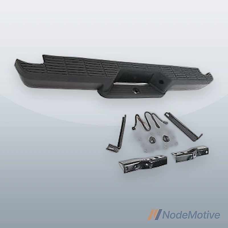 Step Bumper For 1993-2011 Ford Ranger Rear Powdercoat Black Fleetside/Styleside