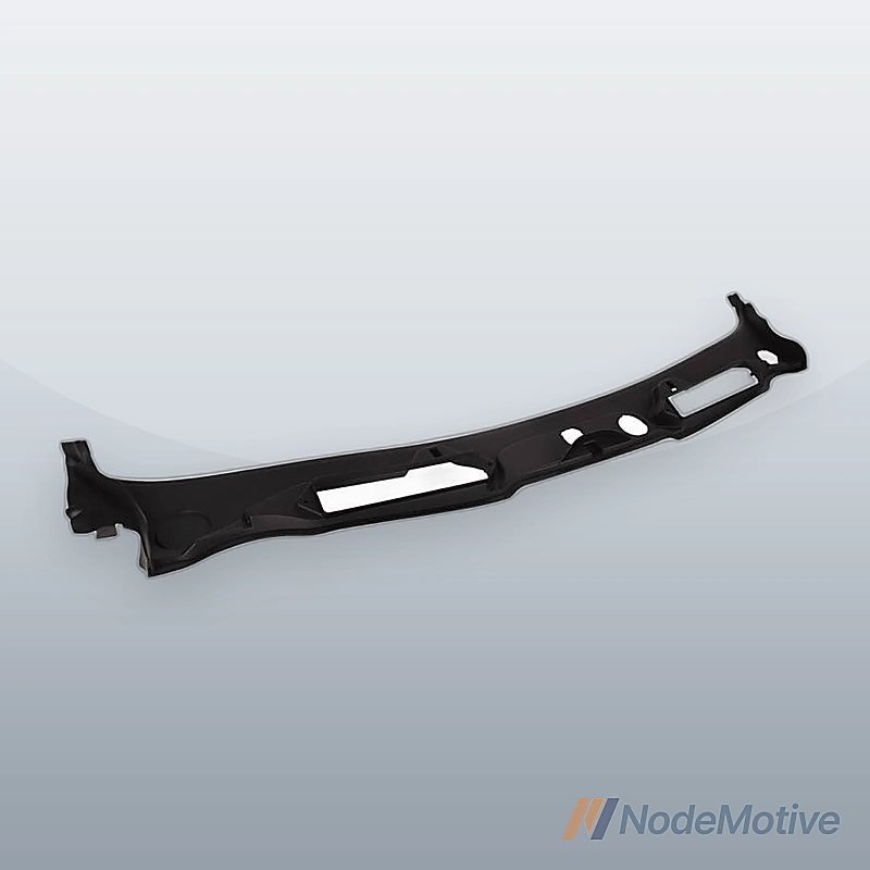 Front Windshield Cowl Panel Cover Tray Wiper System For BMW