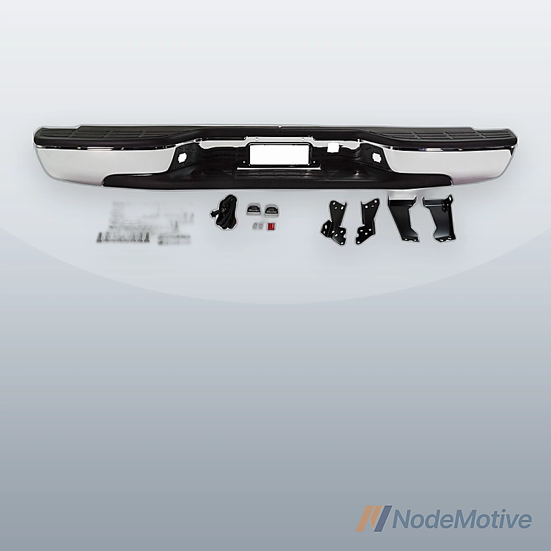 Rear Step Bumper For 1999-2006 Chevrolet Silverado 1500 GMC Sierra 1500 Chrome
