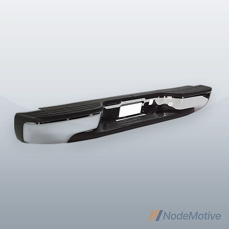 Rear Step Bumper For 1999-2006 Chevrolet Silverado 1500 GMC Sierra 1500 Chrome