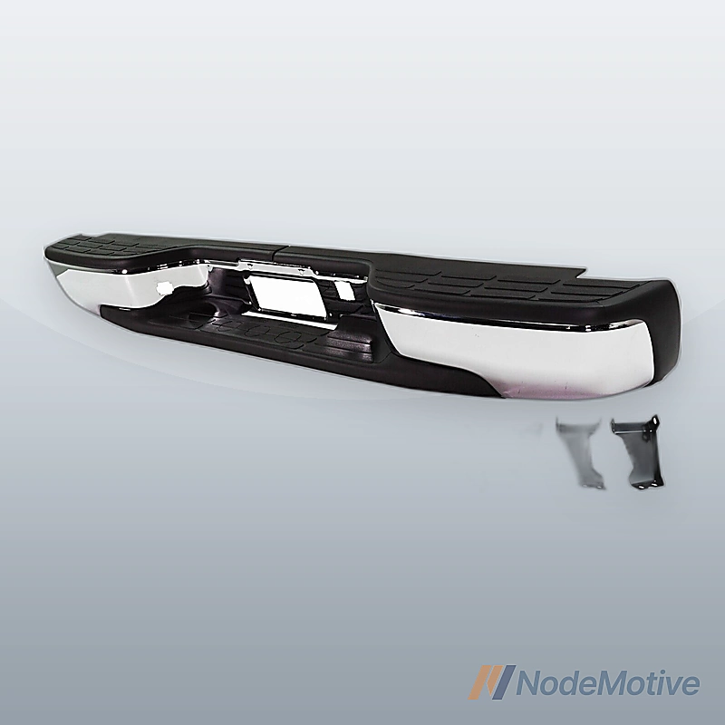 Rear Step Bumper For 1999-2006 Chevrolet Silverado 1500 GMC Sierra 1500 Chrome