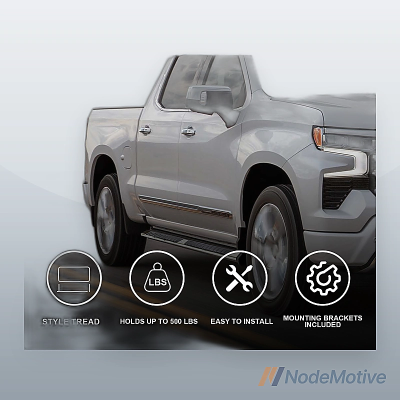 For 19-24 Chevy Silverado 1500 Double Cab 6\" Running Boards Nerf Bars Side Steps