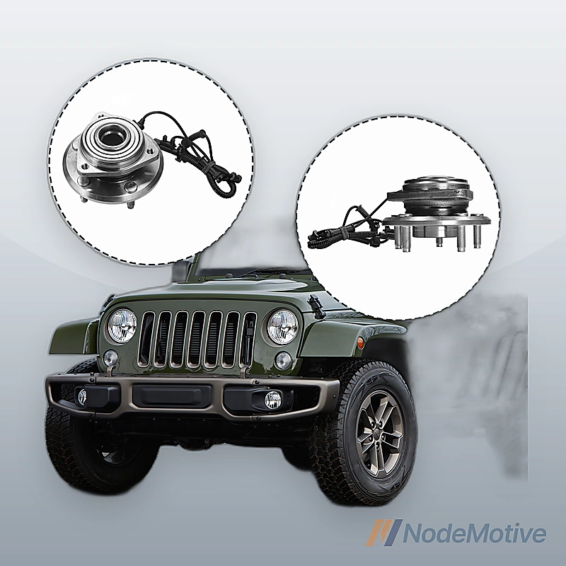 2* Front Wheel Hub Bearings Assembly for 2007-2016 Jeep Wrangler 5 Bol