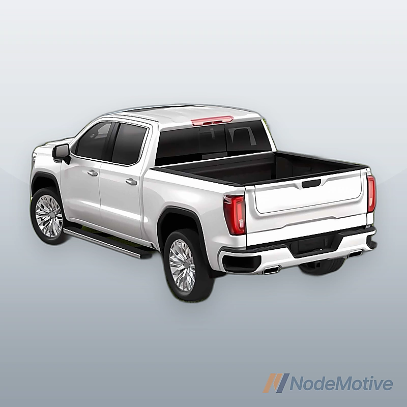 Rear Step Bumper Assembly For 2019-2023 Chevy Silverado 1500 w/Dual Exhuast