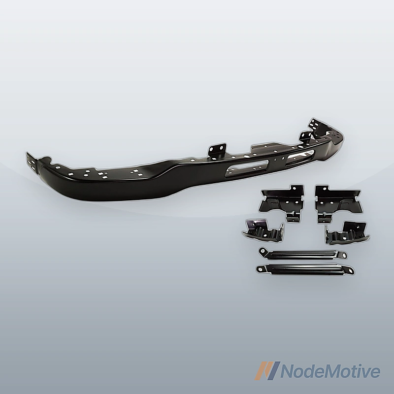 Front Bumper For 2003-2007 GMC Sierra 1500 Painted Black with Bracket