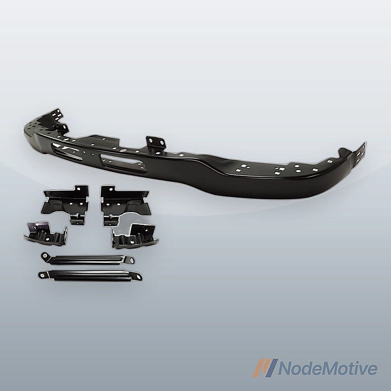 Front Bumper For 2003-2007 GMC Sierra 1500 Painted Black with Bracket