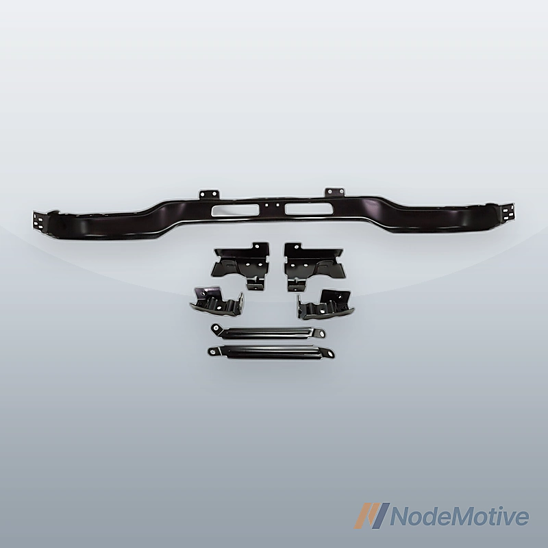 Front Bumper For 2003-2007 GMC Sierra 1500 Painted Black with Bracket