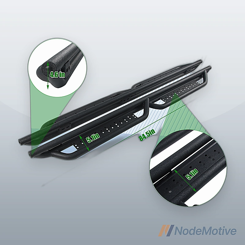 Side Step Nerf Bars Running Boards for 05-23 Toyota Tacoma Double Cab