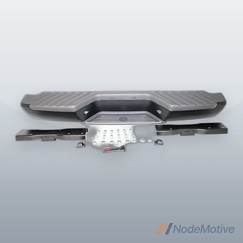 Rear Step Bumper For 2001-2004 Nissan Frontier Face Bar and Pads with Brackets