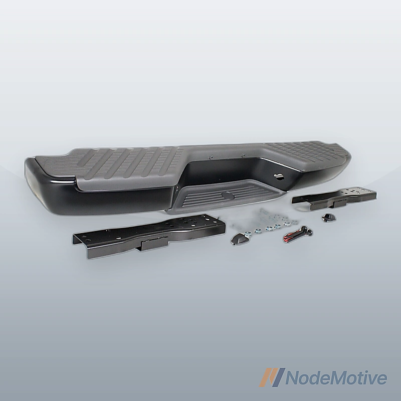 Rear Step Bumper For 2001-2004 Nissan Frontier Face Bar and Pads with Brackets