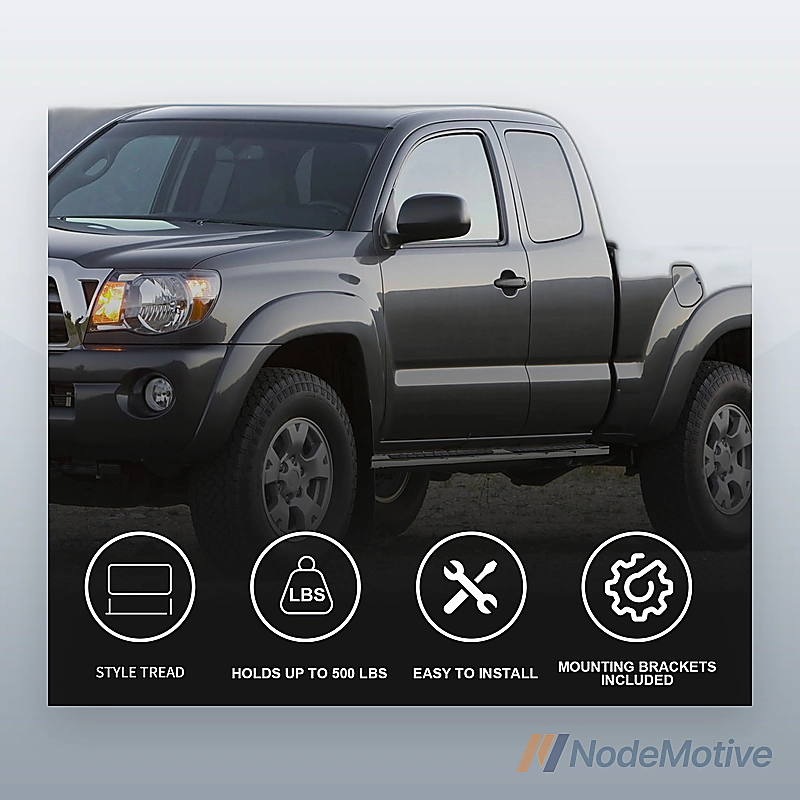 Side Step Nerf Bars Running Boards for 2007-2021 Toyota Tundra Double Cab,L+R