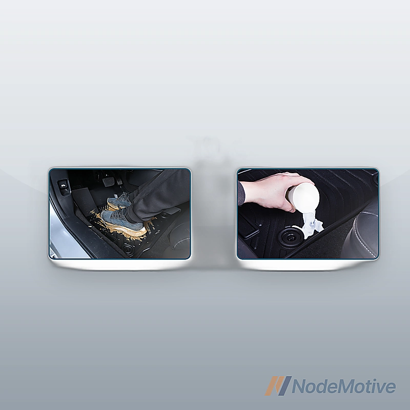 TPE Rubber Car Floor Mats All-Weather For 17-22 Honda CR-V