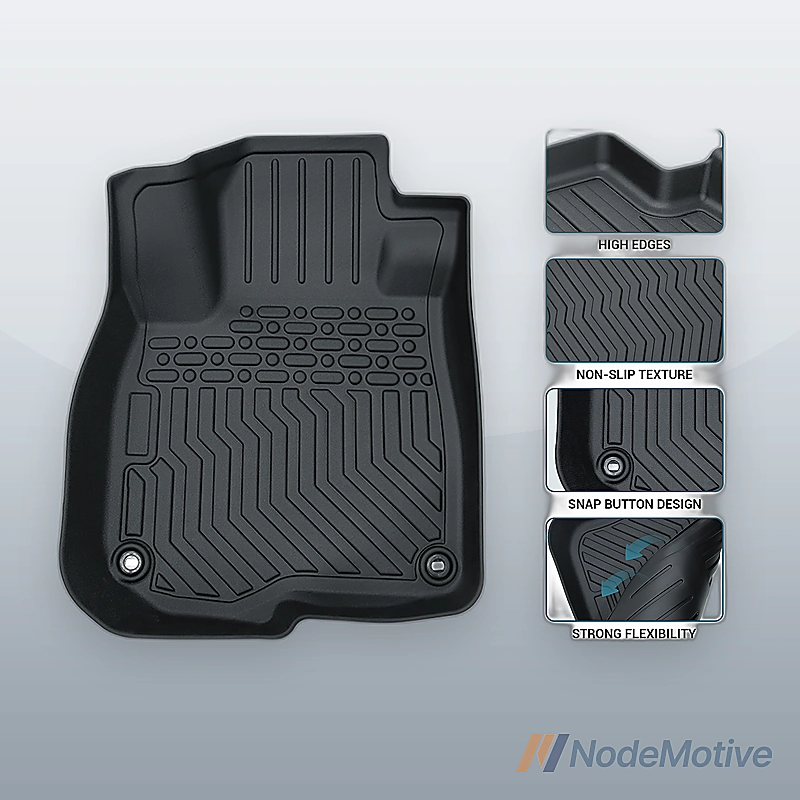 TPE Rubber Car Floor Mats All-Weather For 17-22 Honda CR-V