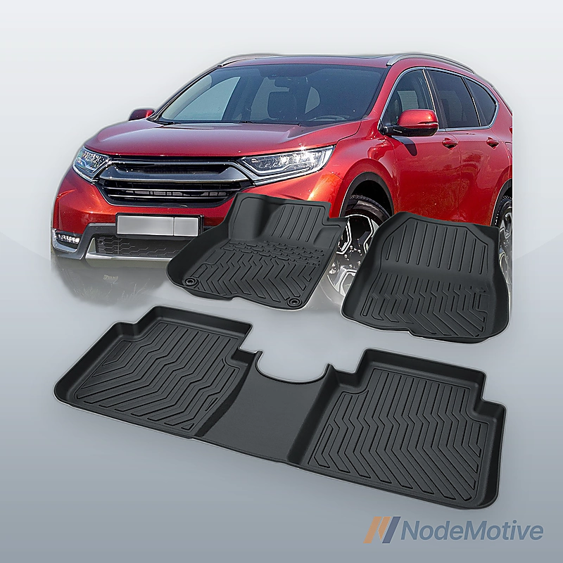 TPE Rubber Car Floor Mats All-Weather For 17-22 Honda CR-V