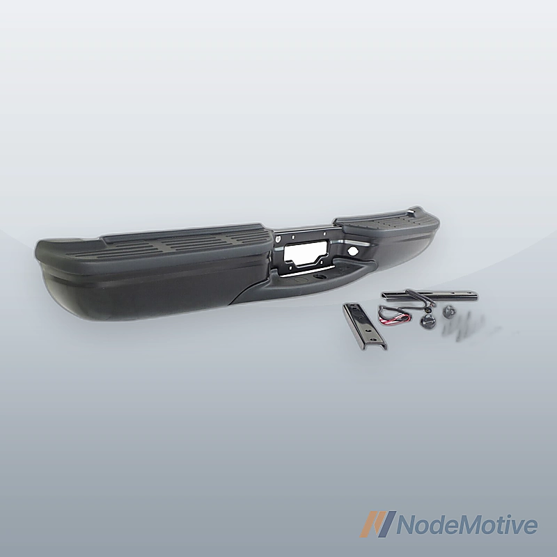 Step Bumper For 1999-2007 Ford F-250 Super Duty Rear Powdercoated Black