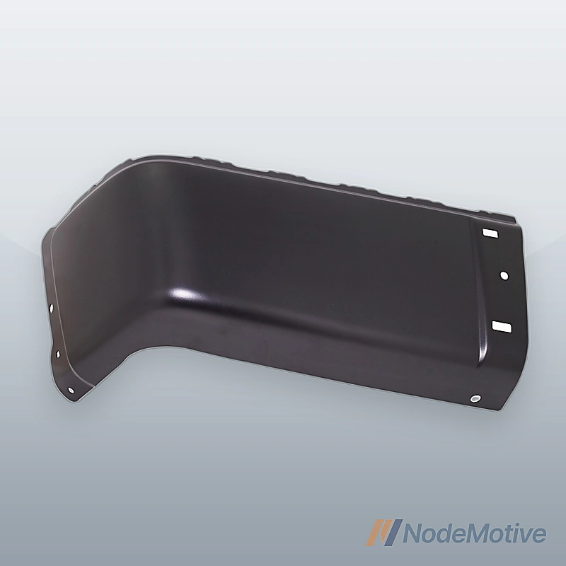 Bumper End Cap For 2007-2013 Chevrolet Silverado 1500 Rear Left Painted Black