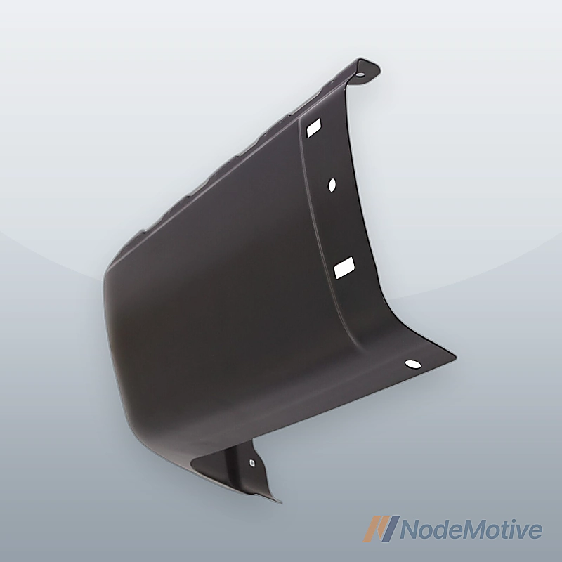 Bumper End Cap For 2007-2013 Chevrolet Silverado 1500 Rear Left Painted Black