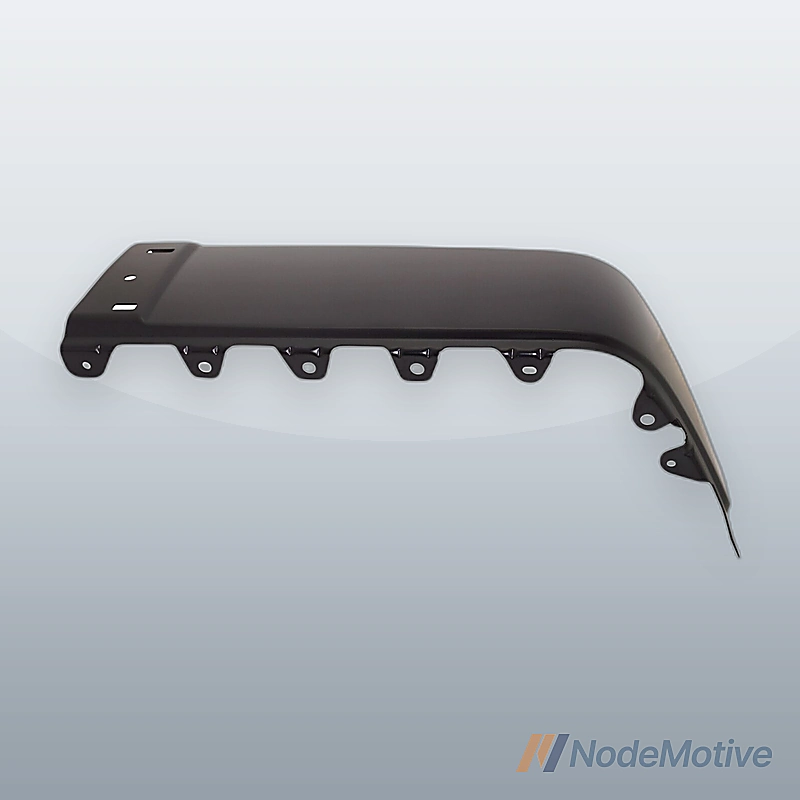 Bumper End Cap For 2007-2013 Chevrolet Silverado 1500 Rear Left Painted Black