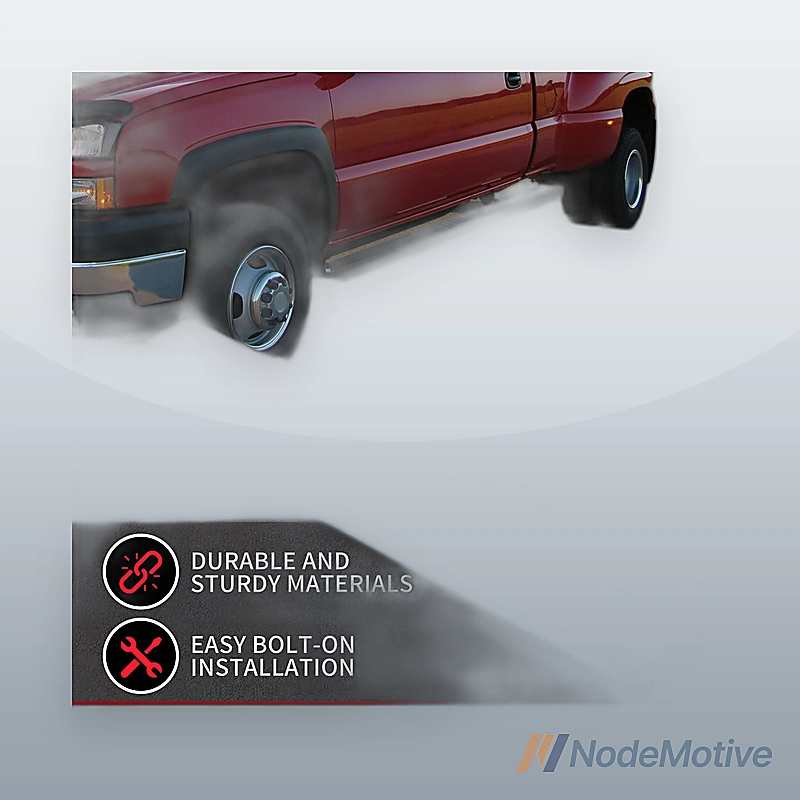 6\'\' Running Board For 19-22 Chevy Silverado GMC Sierra 1500 Regular Cab Nerf Bar