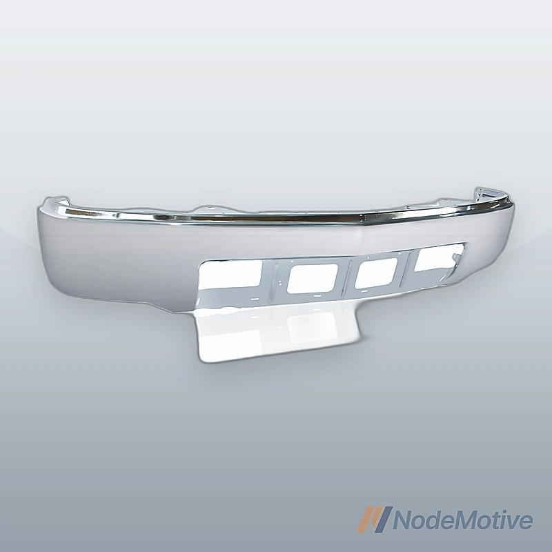 Chrome Front Bumper For 2014-2015 Chevrolet Silverado 1500 Pickup Without Fogs