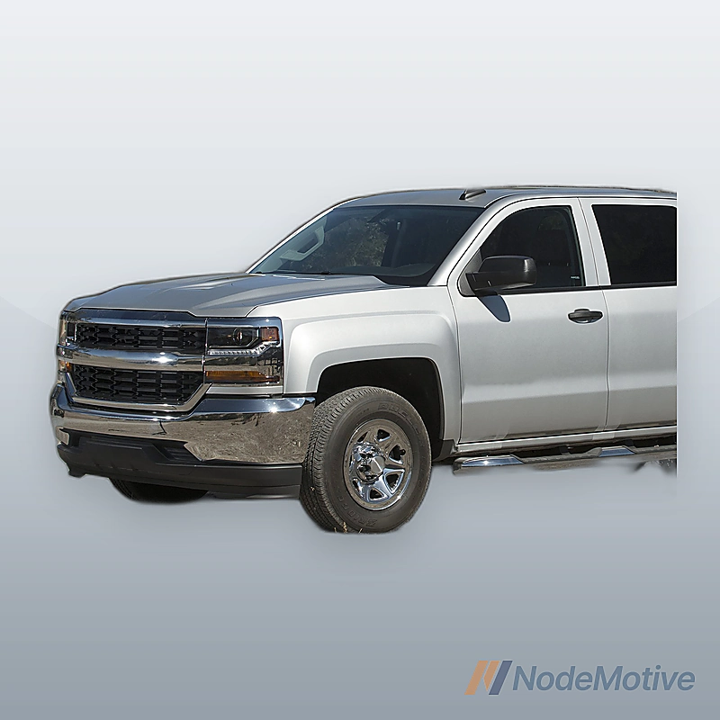 Chrome Front Bumper For 2014-2015 Chevrolet Silverado 1500 Pickup Without Fogs