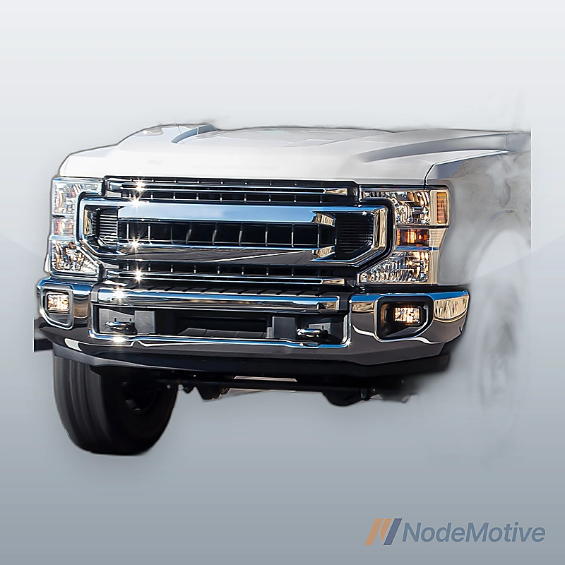 Chrome Steel Front Bumper Face Bar for 2020 2021 2022 Ford F250 F350 w/ Fog