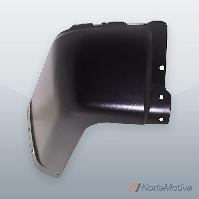 Bumper End Cap For 07-13 Chevrolet Silverado 1500 Rear Right Painted Black Steel