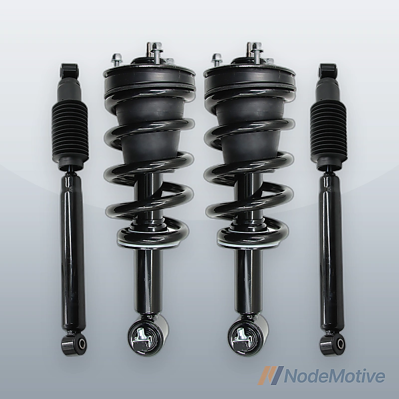 For Chevy GMC Silverado Sierra 1500 4WD Front Struts Assembly Rear Shocks
