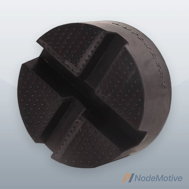 2PCS Universal Car Rubber Cross Slotted Jack Pad Adapter Guard Rail Floor