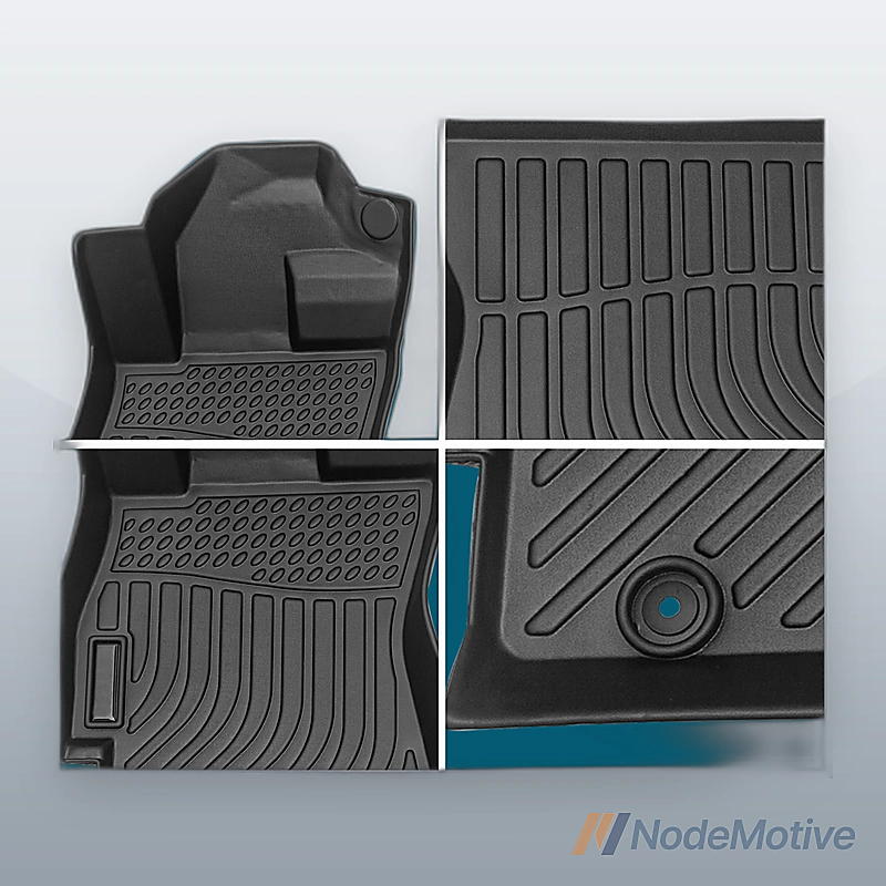 Car Floor Mats for2015-2019 Subaru Legacy Black All-Weather TPE Rubber