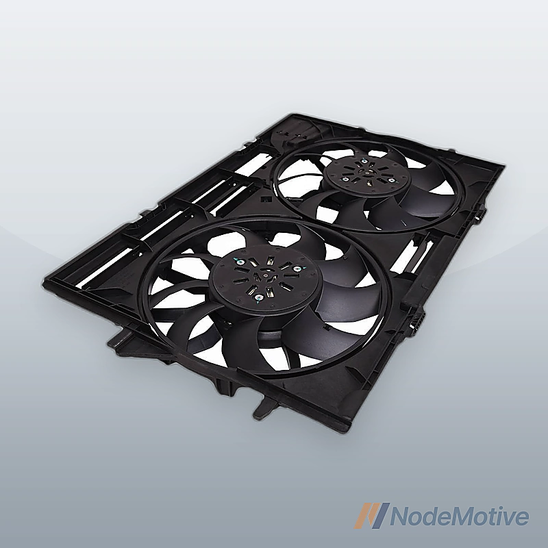 Radiator Cooling Fan Assembly Fits Porsche Macan 2.9L 3.0L 3.6L 15-22
