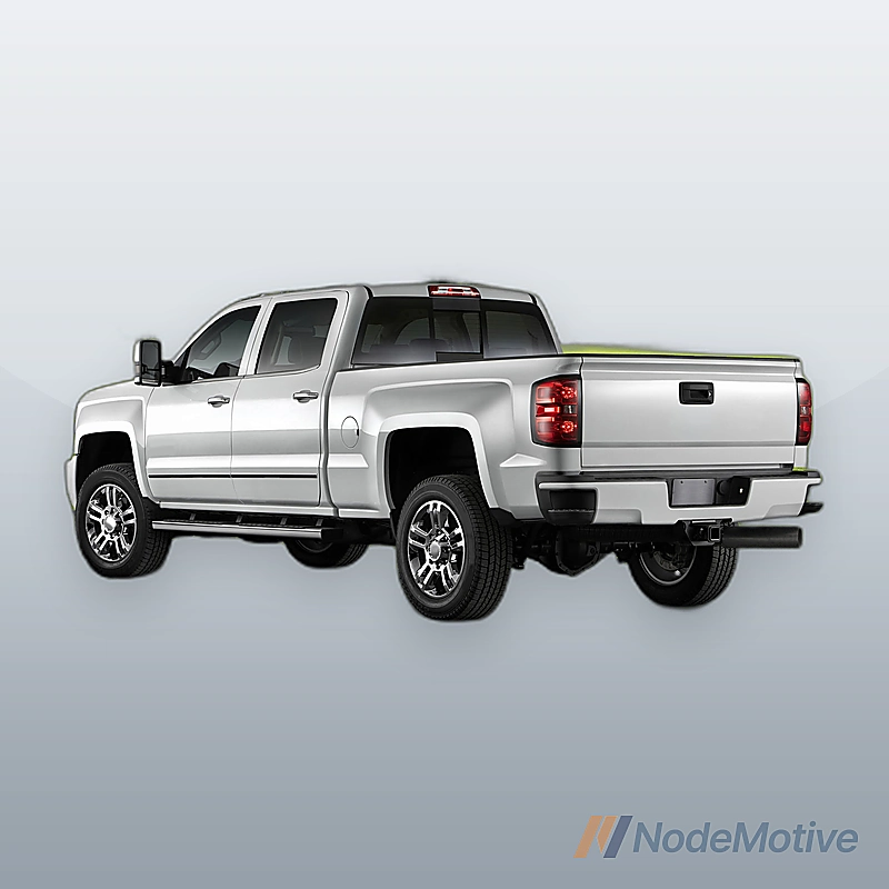 Chrome Rear Step Bumper Face Bar for 2019-2024 Chevy Silverado GMC Sierra