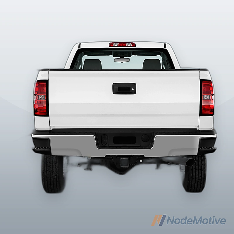 Chrome Rear Step Bumper Face Bar for 2019-2024 Chevy Silverado GMC Sierra